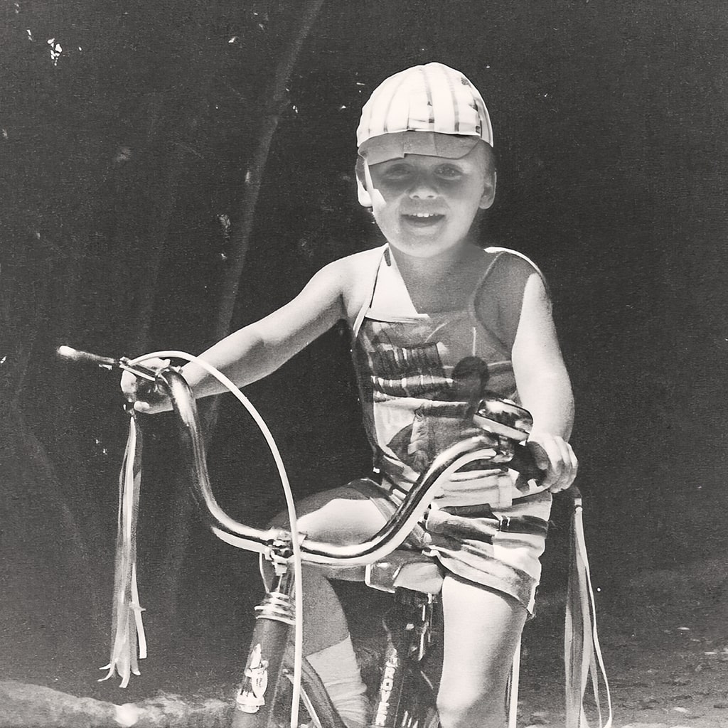 Jonathan Rosenfeld on his bicycles